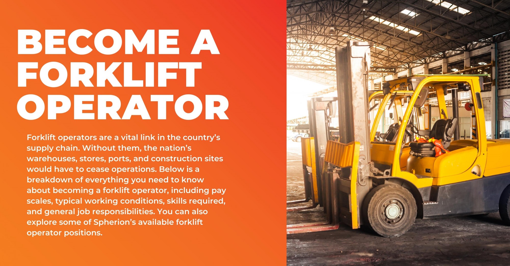 4 Things Every Forklift Operator Should Know About Lift Truck